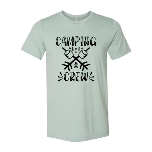 Camping Crew Marshmallow Tee - minbolu -