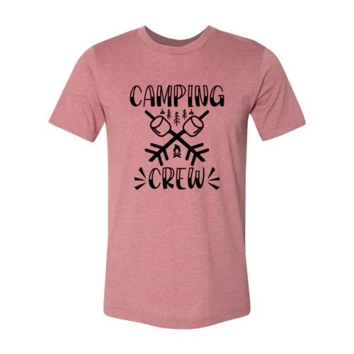 Camping Crew Marshmallow Tee - minbolu -
