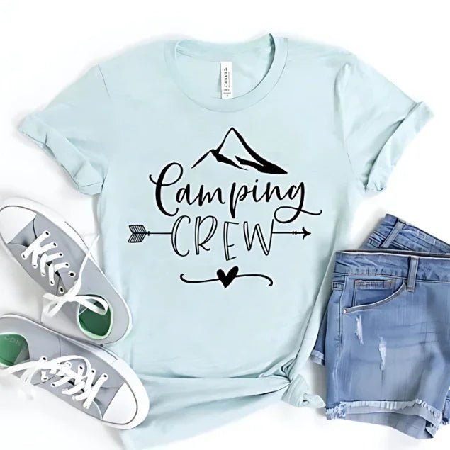 Camping Crew T-shirt - minbolu -