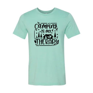 Camping Is My Therapy Shirt - minbolu -
