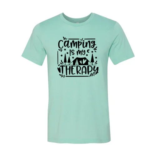 Camping Is My Therapy Shirt - minbolu -