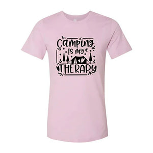 Camping Is My Therapy Shirt - minbolu -