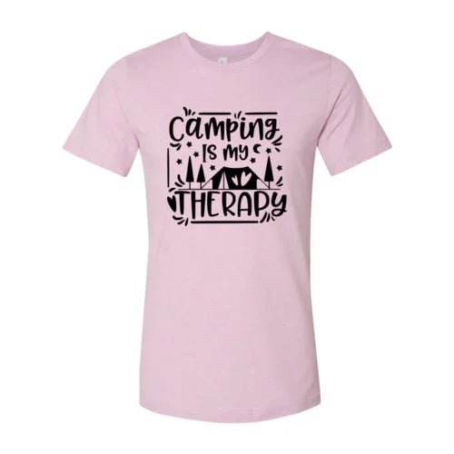 Camping Is My Therapy Shirt - minbolu