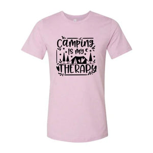 Camping Is My Therapy Shirt - minbolu -