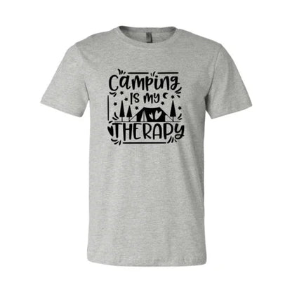 Camping Is My Therapy Shirt - minbolu