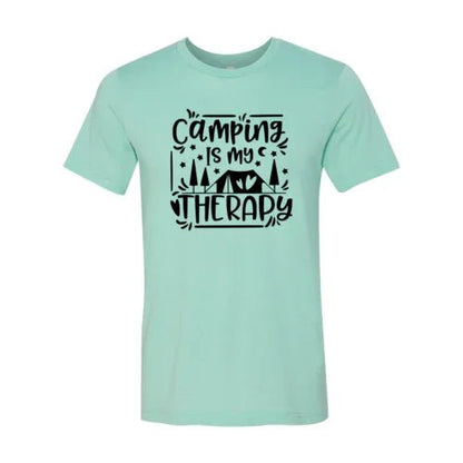 Camping Is My Therapy Shirt - minbolu