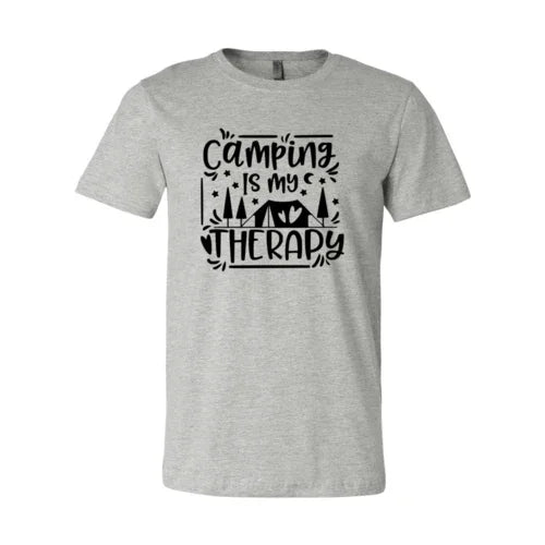 Camping Is My Therapy Shirt - minbolu -