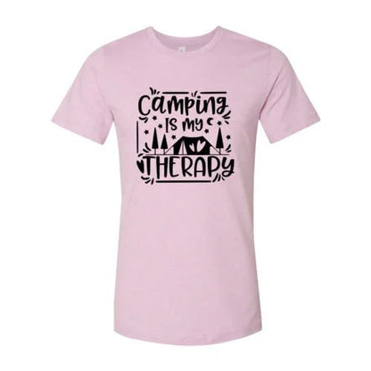 Camping Is My Therapy Shirt - minbolu