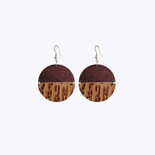 Stylish Round Drop Earrings - minbolu -