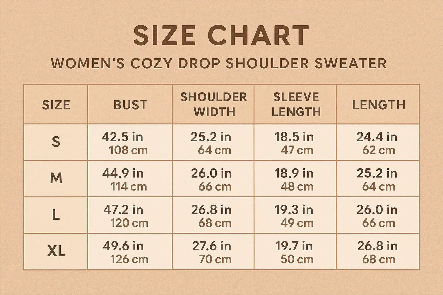 Cozy Drop Shoulder Sweater - Soft Relaxed Fit Women's Pullover - minbolu -
