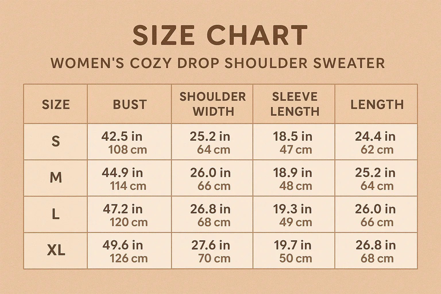 Cozy Drop Shoulder Sweater - Soft Relaxed Fit Women's Pullover - minbolu -