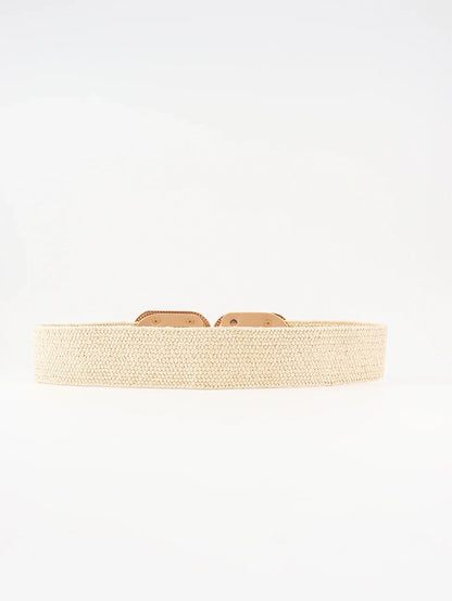 Wide Braid Belt - Stylish Polyester Belt - minbolu -