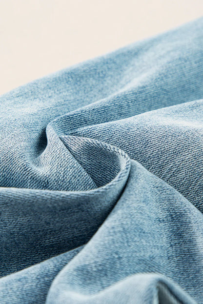 Wide Leg Jeans with Pockets - Comfort & Style - minbolu -