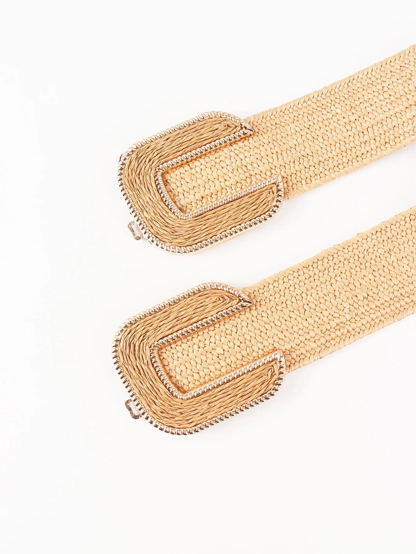 Wide Braid Belt - Stylish Polyester Belt - minbolu -