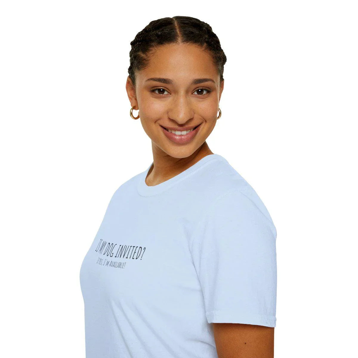 Funny Dog Lover T-Shirt - Is My Dog Invited? - minbolu -