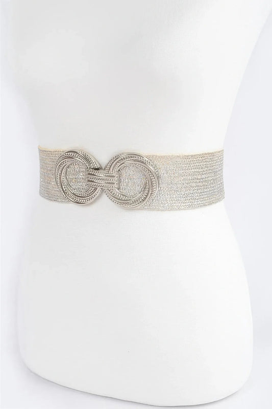 Double Buckle Stretch Elastic Belt - minbolu -