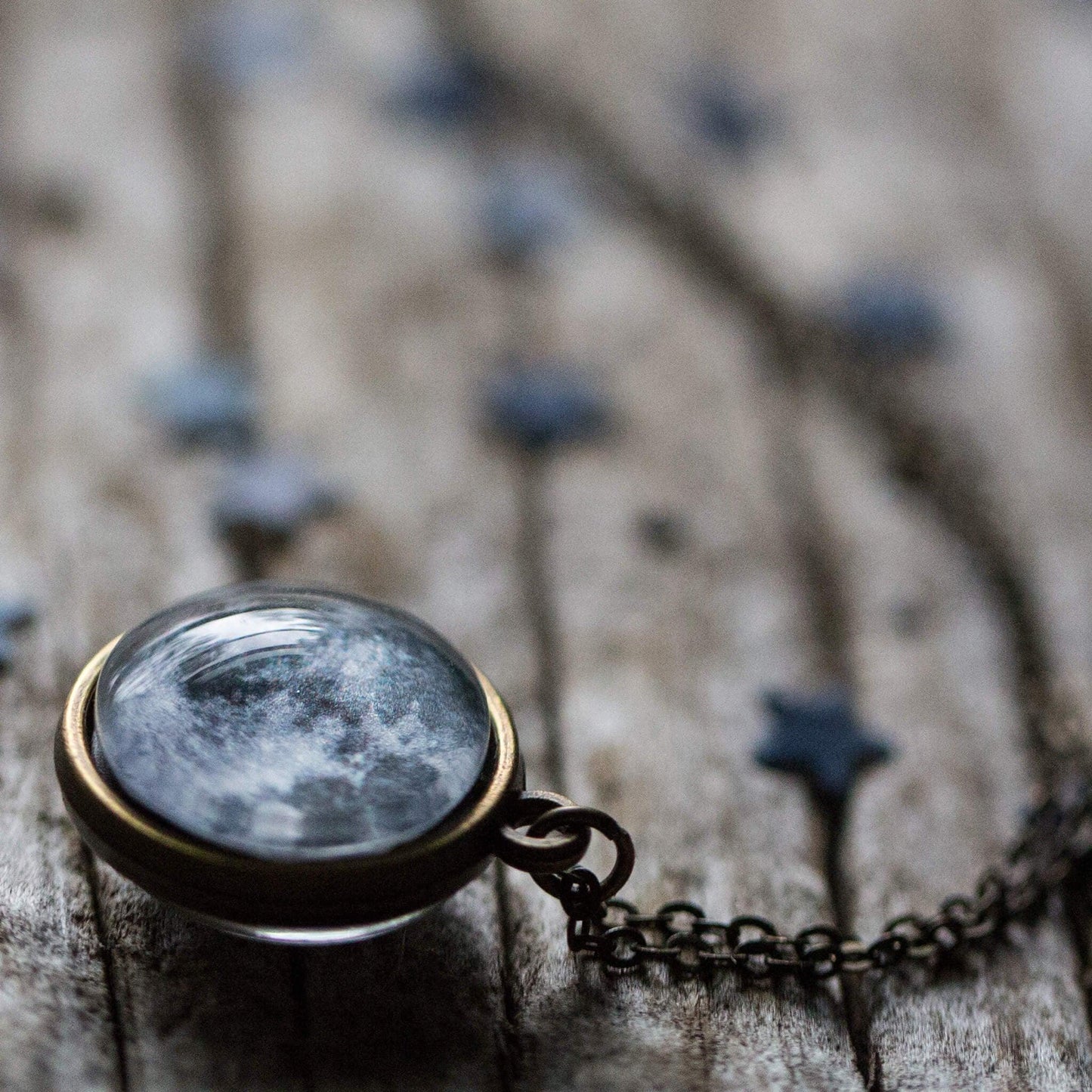 Double Sided Moon Necklace - minbolu -