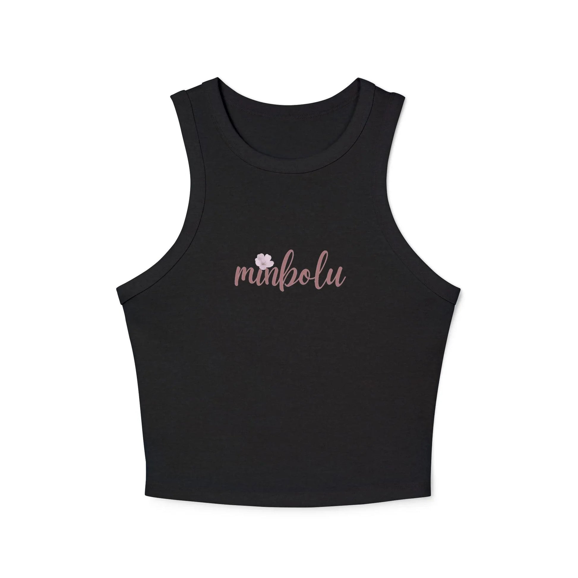Floral Racerback Tank Top - Women's Athletic Tank for Layering & More - minbolu -