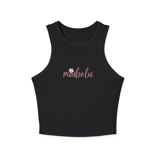 Floral Racerback Tank Top - Women's Athletic Tank for Layering & More - minbolu
