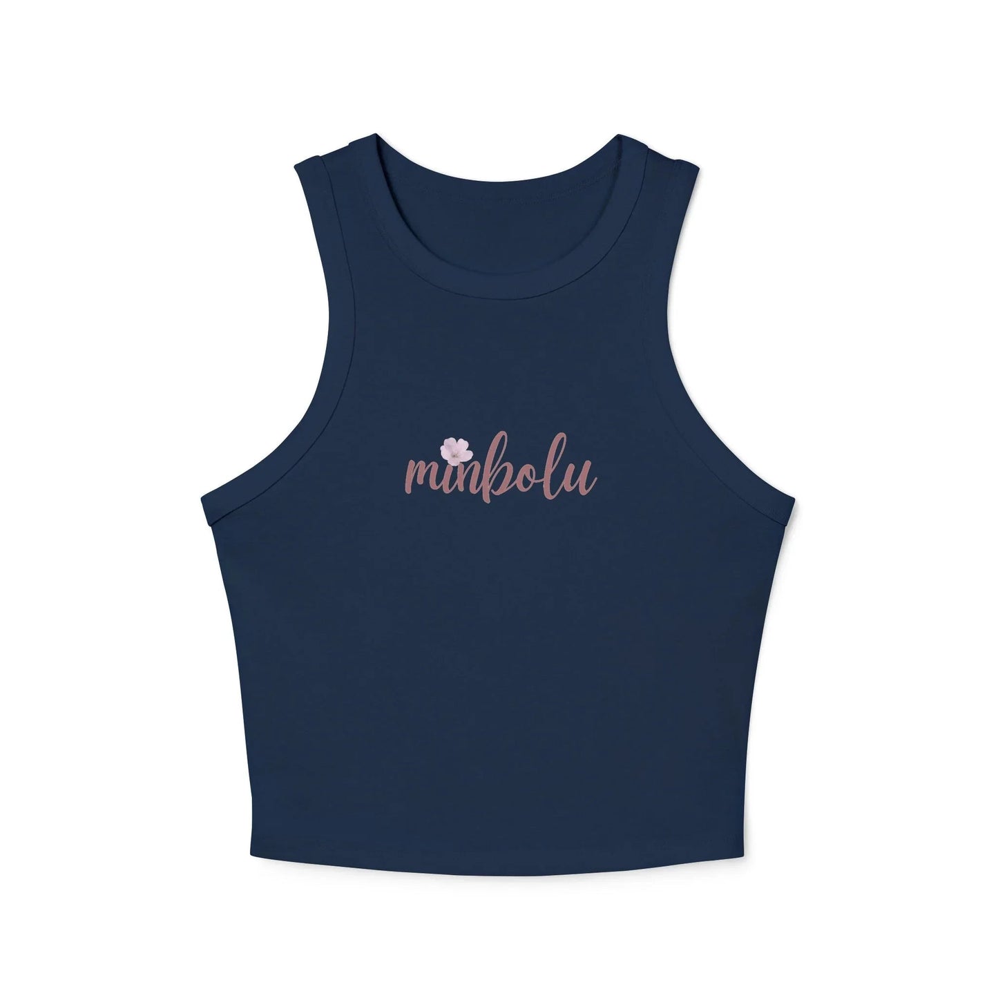 Floral Racerback Tank Top - Women's Athletic Tank for Layering & More - minbolu -