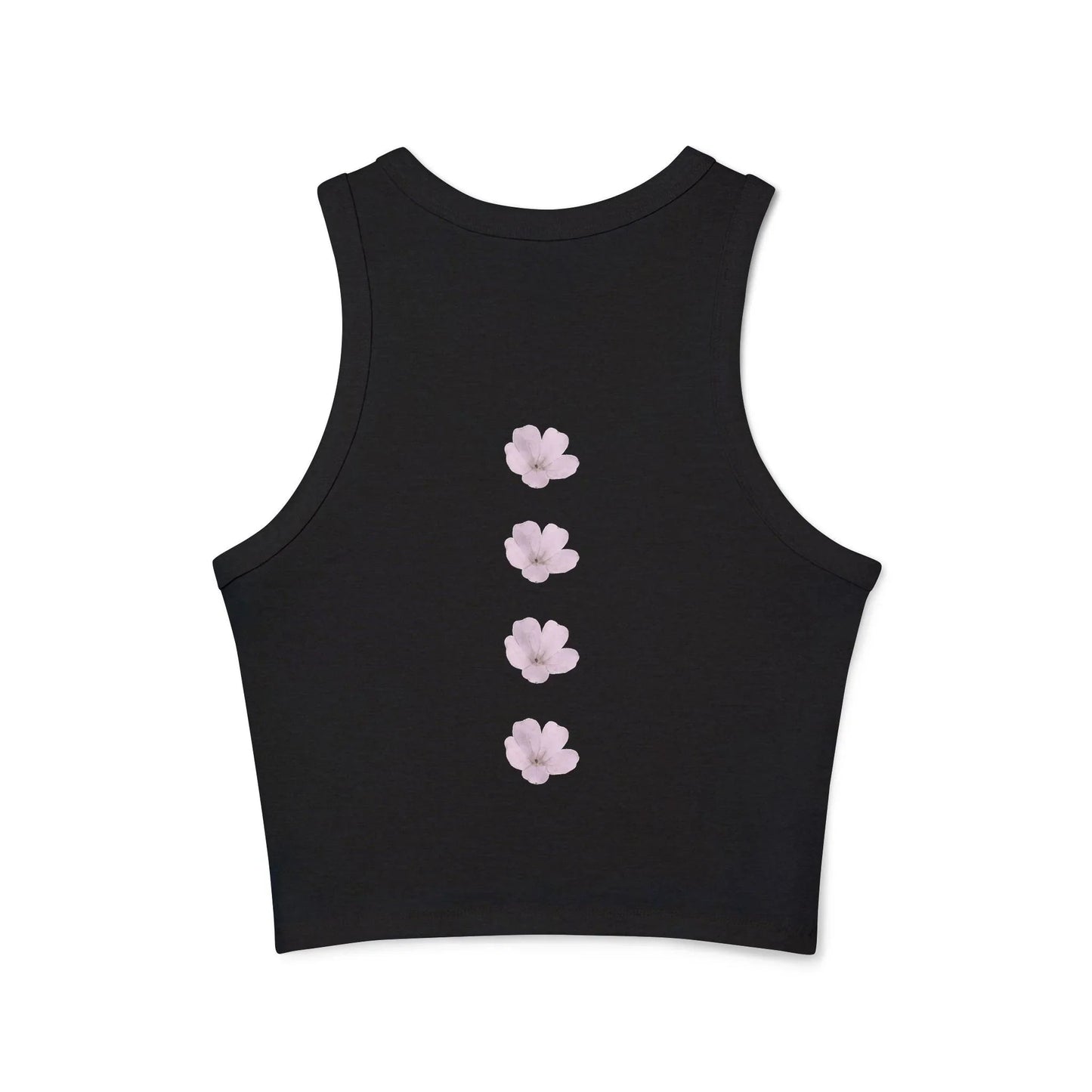 Floral Racerback Tank Top - Women's Athletic Tank for Layering & More - minbolu -