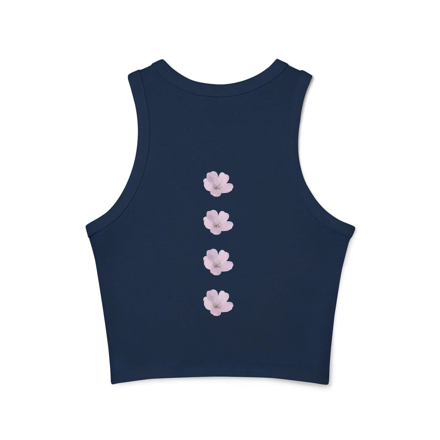 Floral Racerback Tank Top - Women's Athletic Tank for Layering & More - minbolu -