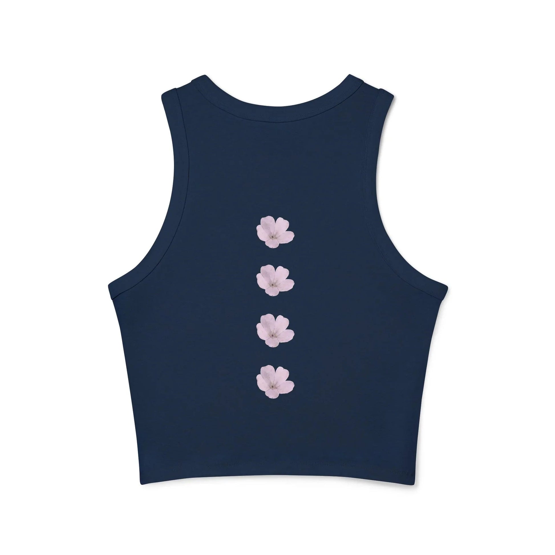 Floral Racerback Tank Top - Women's Athletic Tank for Layering & More - minbolu -