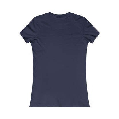 Navy blue t-shirt on a white background