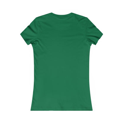 Green t-shirt on a white background