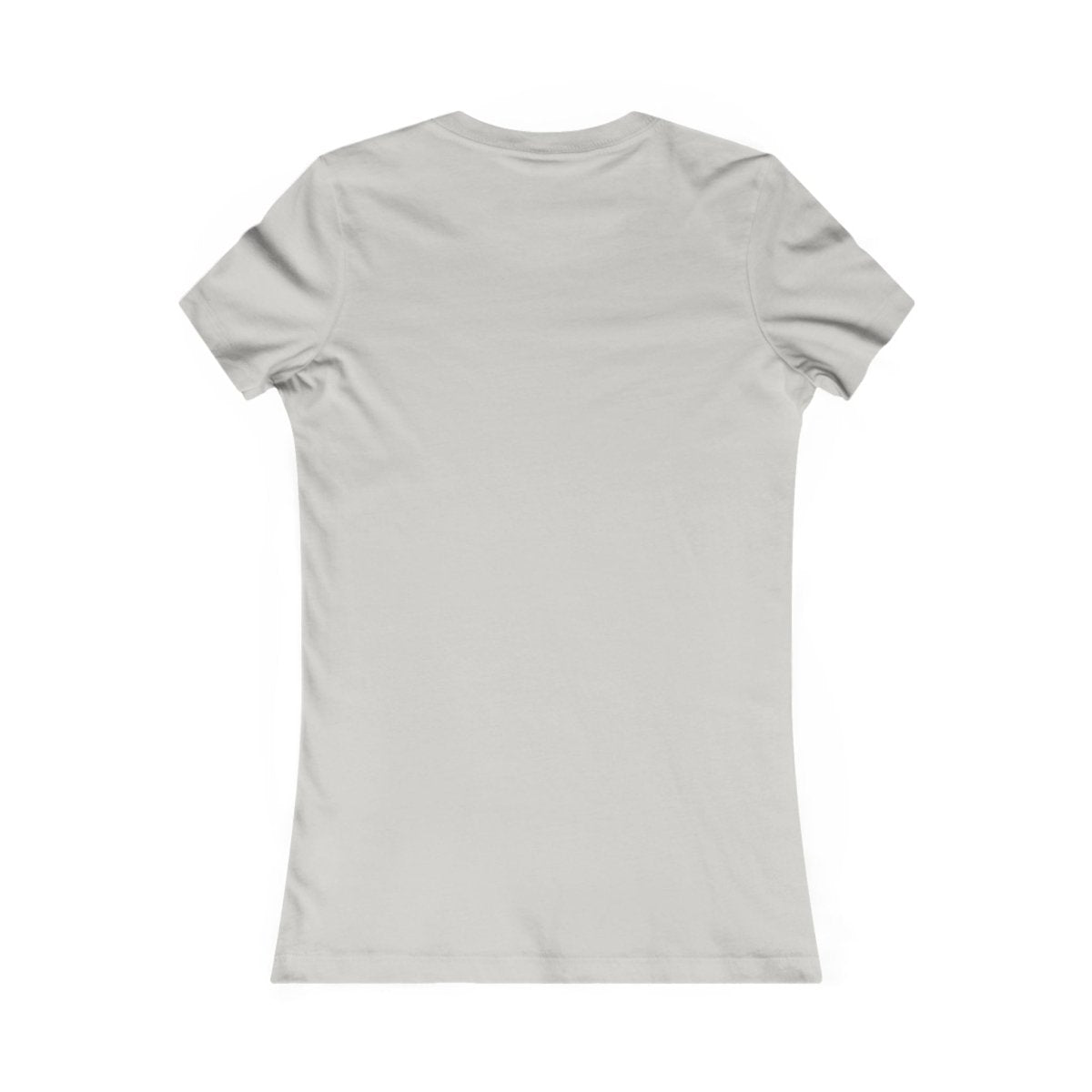 Plain silver t-shirt on a white background