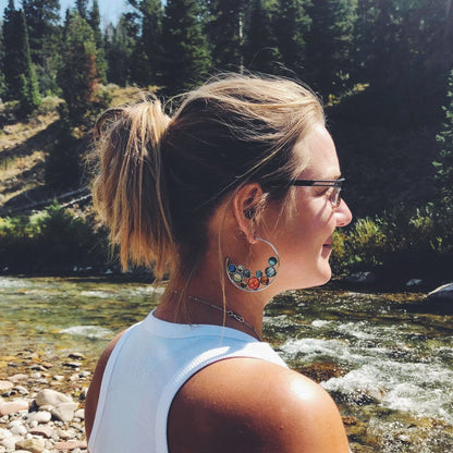 Solar System Hoop Earrings - minbolu -