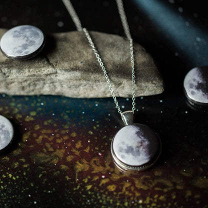 Interchangeable Moon Phase Necklace - minbolu -