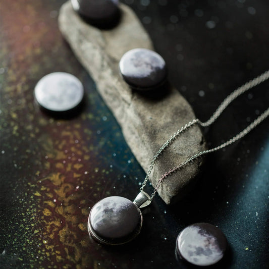 Interchangeable Moon Phase Necklace - minbolu