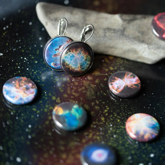 Interchangeable Nebula Earrings - minbolu -