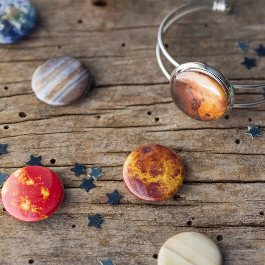 Interchangeable Solar System Cuff Bracelet - minbolu -