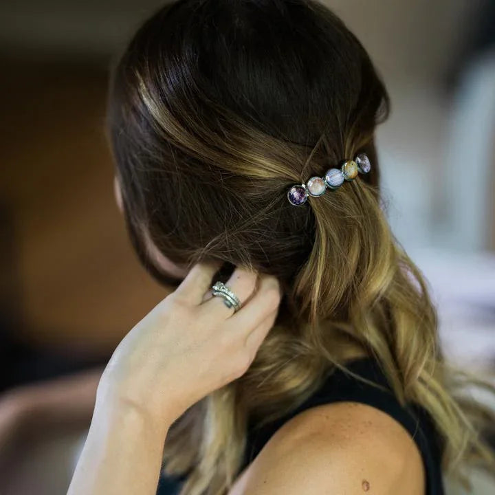 Galilean Moon Hair Clip Barrette - minbolu -