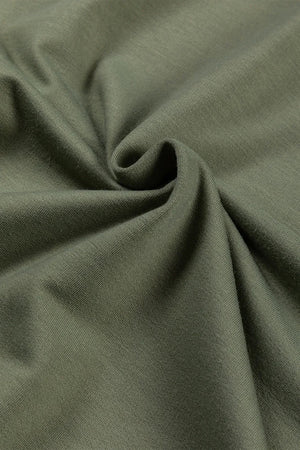 Long Sleeve Blouse - Side Slit High-Low Cowl Neck Style - minbolu -