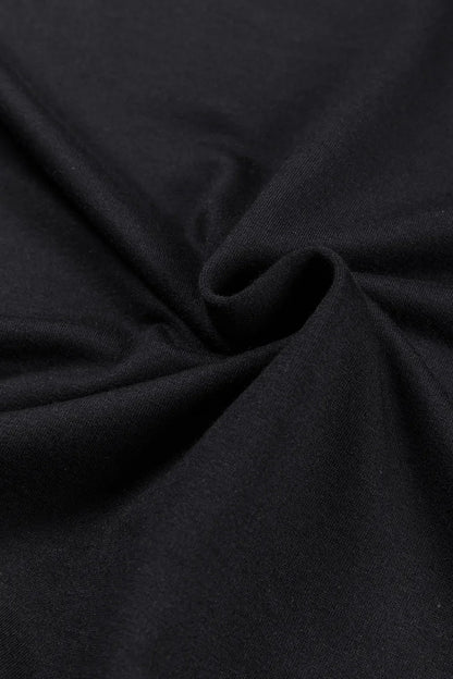 Long Sleeve Blouse - Side Slit High - Low Cowl Neck Style - minbolu