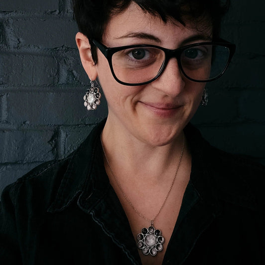 Moon Phase Halo Jewelry Set - minbolu -