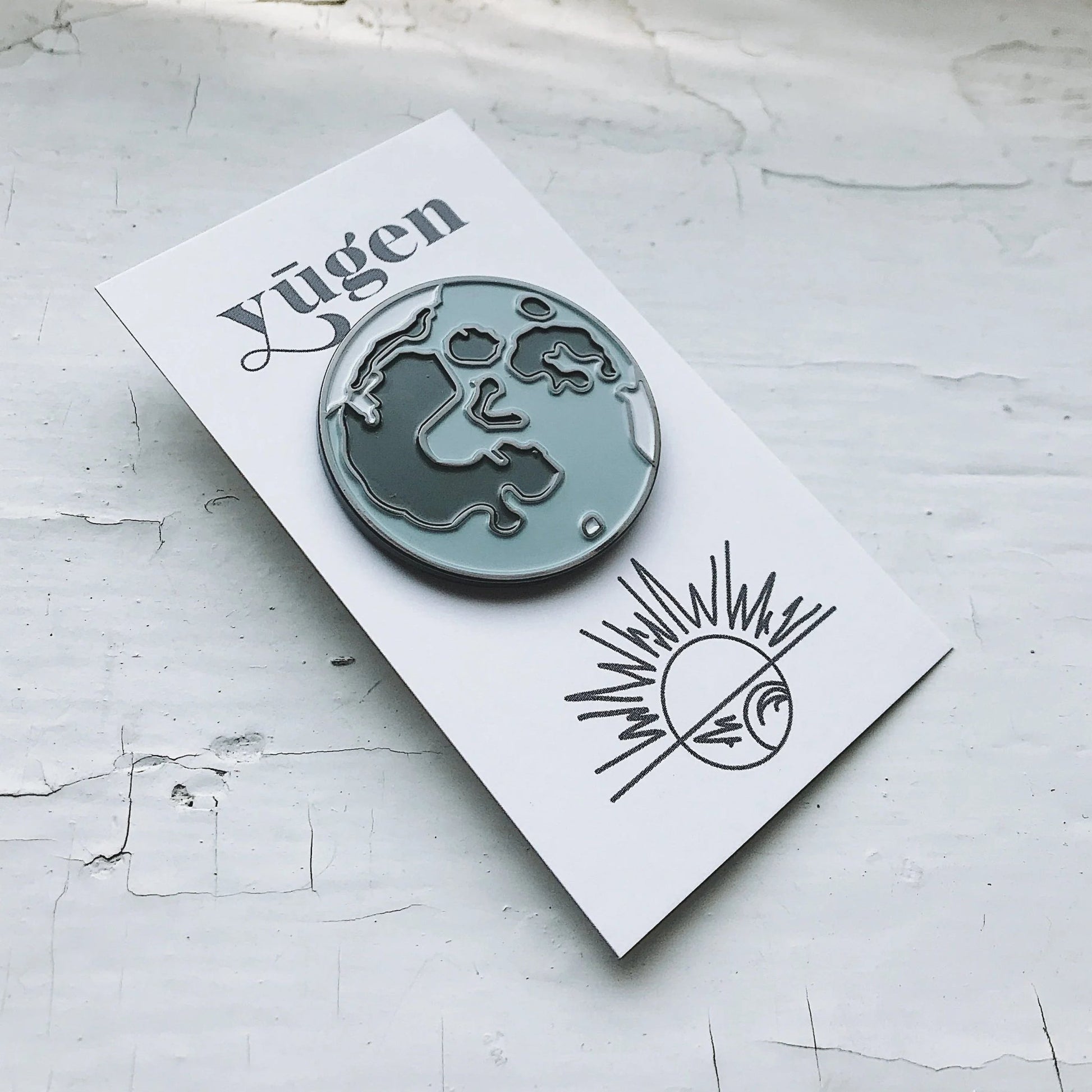 Moon Phases Enamel Pin Set of 5 - minbolu -