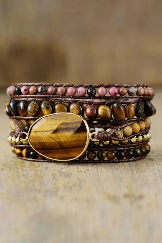 Natural Stone Layered Bracelet - minbolu -