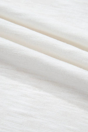 Openwork High-Low Oversized Top - minbolu -