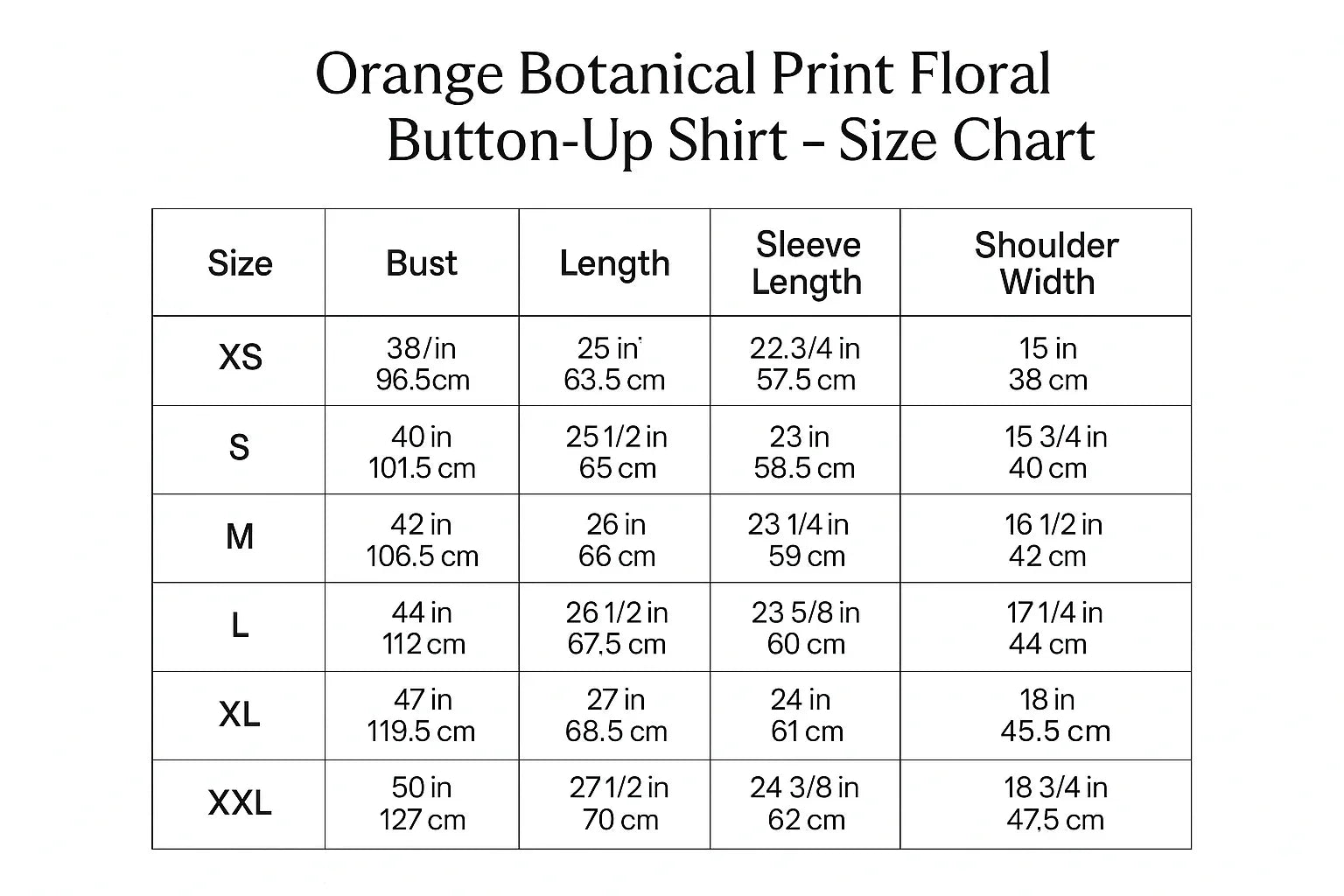 Orange Botanical Print Floral Button - Up Shirt with Chest Pocket - minbolu
