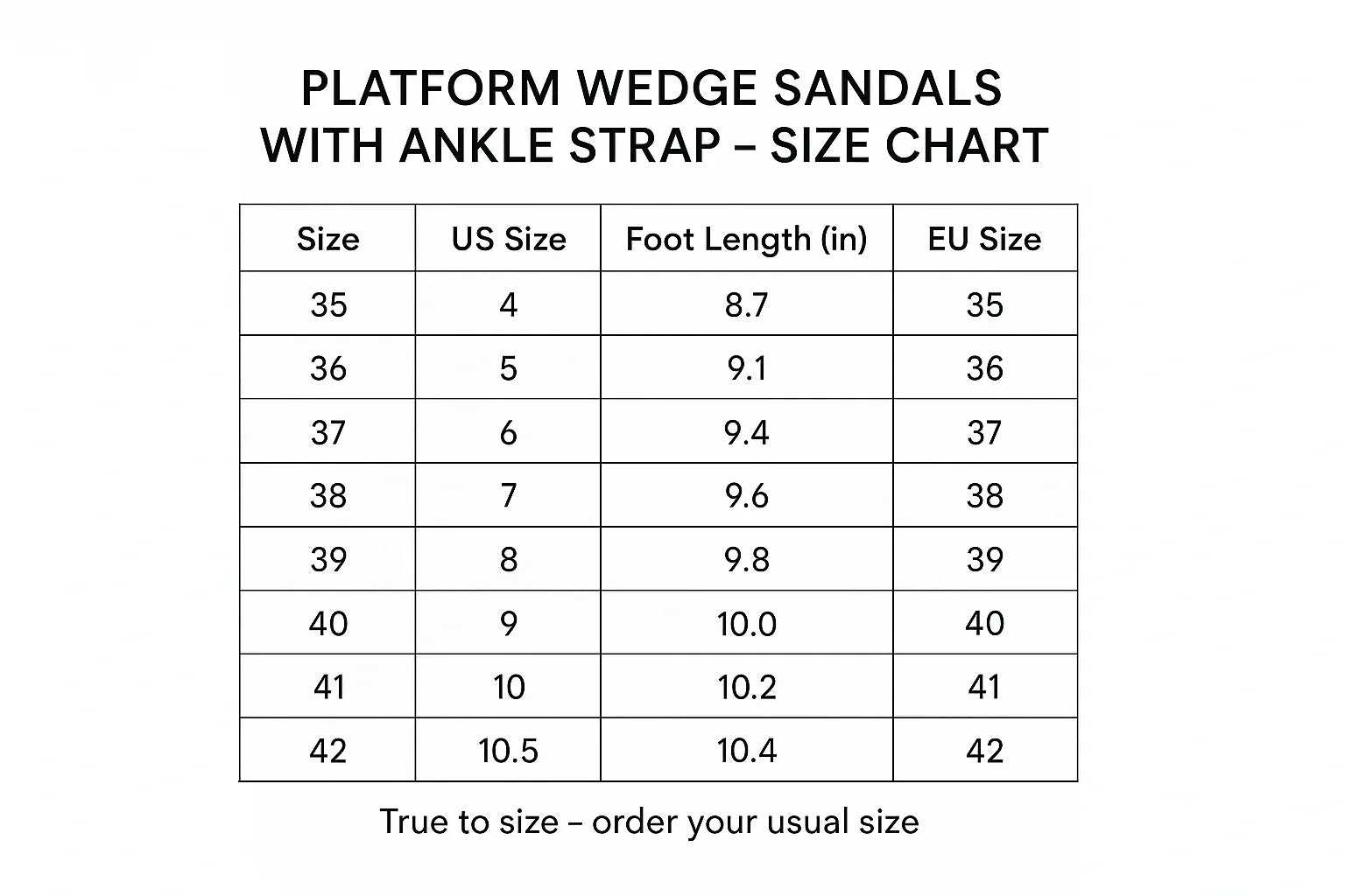 Platform Wedge Sandals with Ankle Strap - Comfortable High Heel - minbolu -