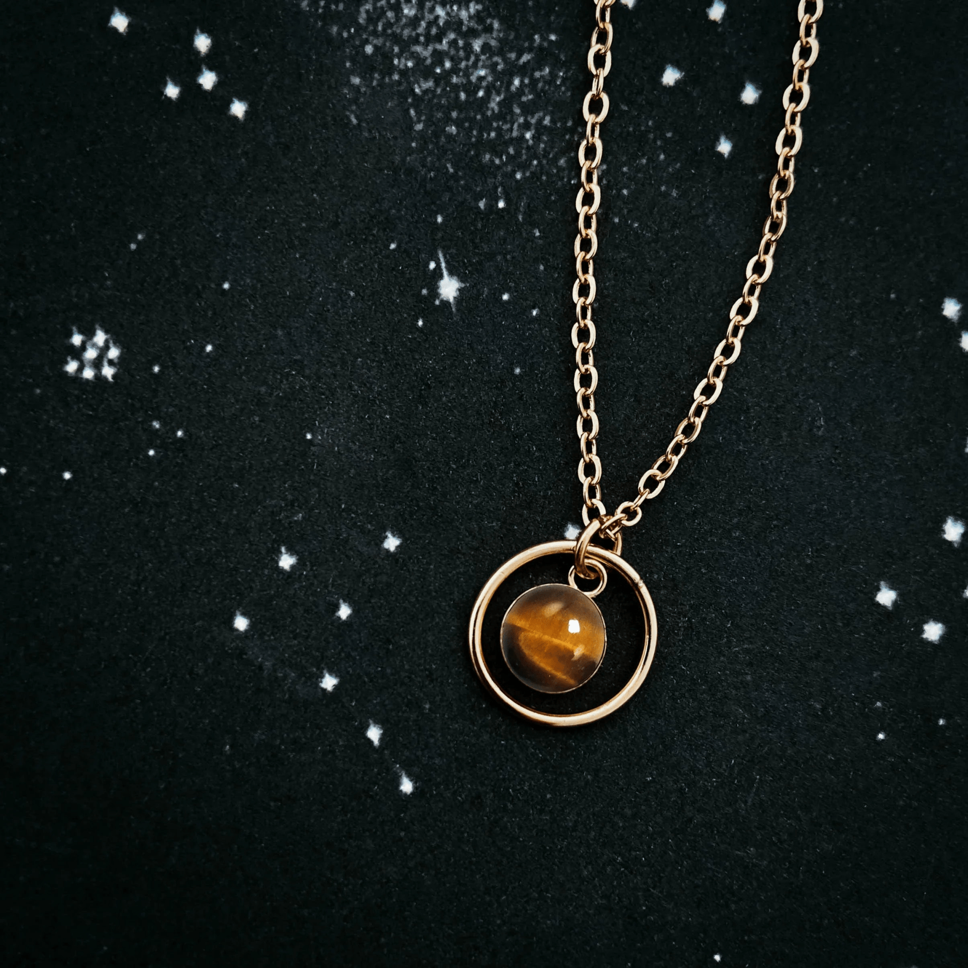 Rings of Saturn Mini Necklace - minbolu
