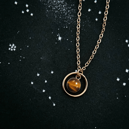 Rings of Saturn Mini Necklace - minbolu