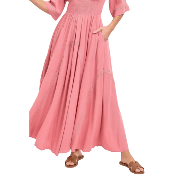 Romantic Flowy Maxi Dress - minbolu