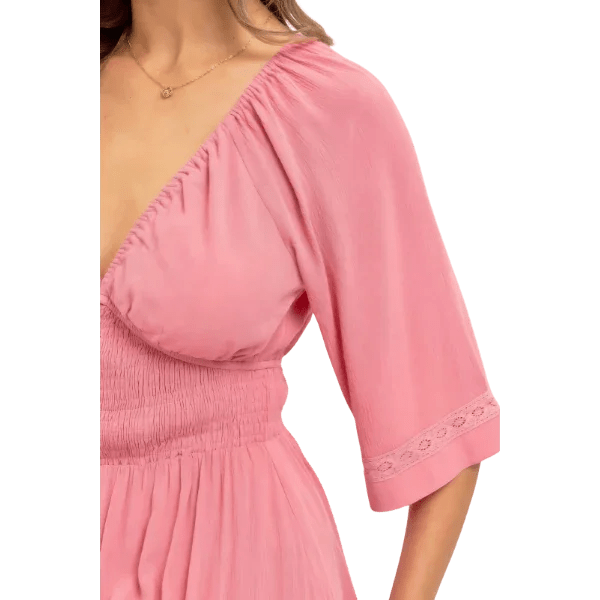 Romantic Flowy Maxi Dress - minbolu
