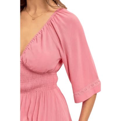 Romantic Flowy Maxi Dress - minbolu