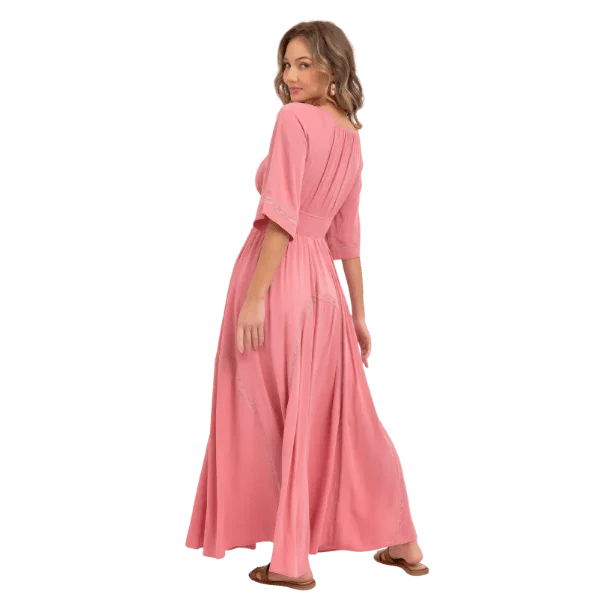 Romantic Flowy Maxi Dress - minbolu